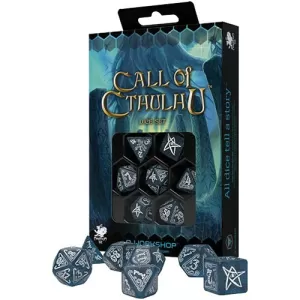 Call of Cthulhu Abyssal & White Dice Set