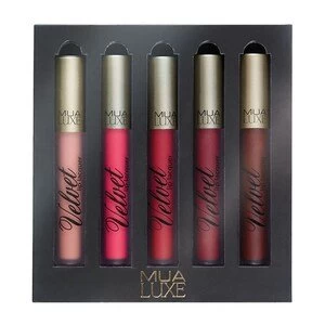 MUA Luxe 5 Piece Lip Lacquer - Hollywood Kiss Multi
