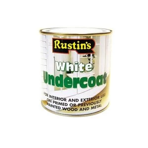 Rustins White Undercoat 1 litre