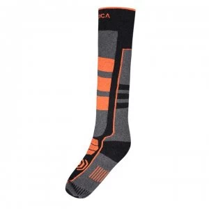 Nevica Vail 1 Pack Ski Socks Mens - Black/Orange