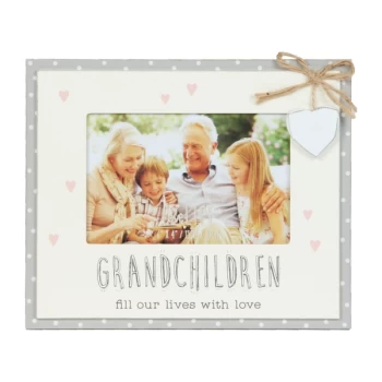 6" x 4" - Love Life Bunting Photo Frame - Grandchildren