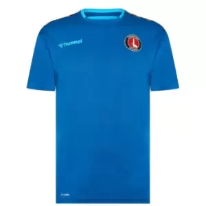 Hummel Charlton Athletic Training Shirt Mens - Blue
