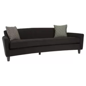 Olivia's Rana Black 3 Seater Sofa