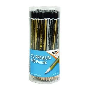 Tiger HB Pencils Display Pot Assorted Pack of 72 301532