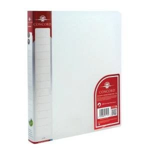 Concord Natural A4 2 O Ring 25mm Polypropylene Ring Binder Clear Pack