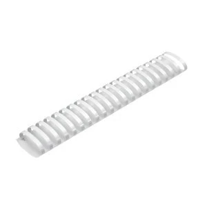 5 Star Office Binding Combs Plastic 21 Ring 425 Sheets A4 50mm White Pack 50