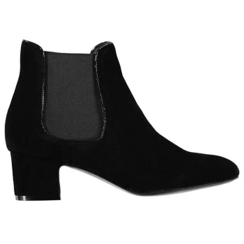 Linea Heel Chelsea Boots - Black