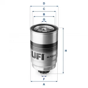 24.123.00 UFI Fuel Filter