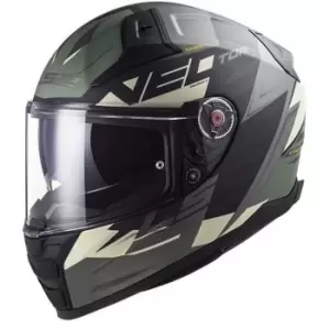 LS2 Ff811 Vector Ii Absolute M.Black Silver Full Face Helmet 2XL