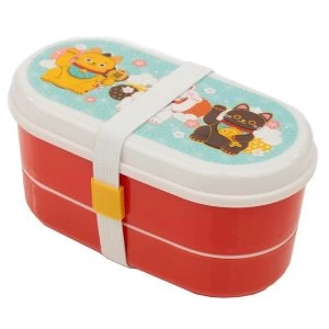 Maneki Neko Lunch Cat Bento Box Lunch Box