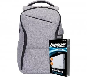ENERGIZER EPB005 Backpack with Power Bank - Grey