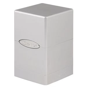 Ultra Pro Metallic Silver Satin Tower Deck Box