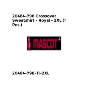 20484-798 Crossover Sweatshirt - Royal - 2XL (1 Pcs.)