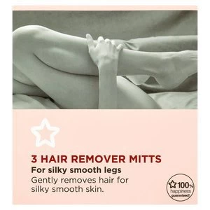 Superdrug Hair Remover Mitts x3
