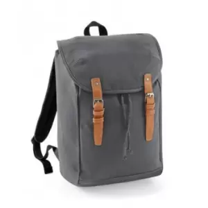 Quadra Vintage Rucksack / Backpack (One Size) (Graphite Grey)