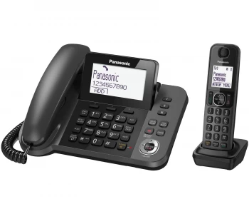 Panasonic KX-TGF320E Corded & Cordless Phone Combo