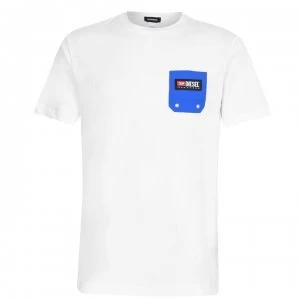 Diesel Only Waves T Shirt - White 100