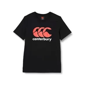 Canterbury Teen Logo T-Shirt Black 14 Years