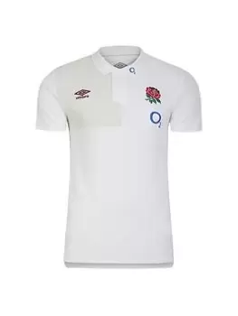 Umbro Mens England CVC Polo (O2), White, Size XL, Men