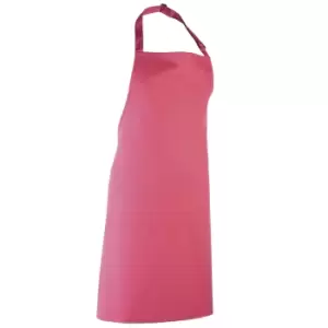 Premier Colours Bib Apron / Workwear (Pack of 2) (One Size) (Hot Pink)