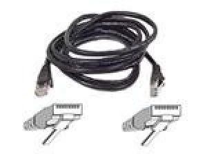 Belkin - Patch cable - RJ-45 (M) - RJ-45 (M) - 1m - ( CAT 5e ) - black