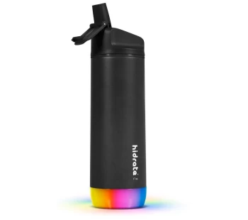 HIDRATE Spark Steel Smart Water Bottle - Black, 500ml Black