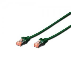 Digitus Professional networking cable 0.25 m Cat6 S/FTP (S-STP) Green