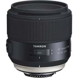 Tamron SP 35mm f1.8 Di VC USD Lens for Nikon F LensNikon FX 35mm Film Nikon DX