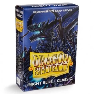 Dragon Shield Japanese Classic Night Blue 60 Sleeves In Box - 10 Packs