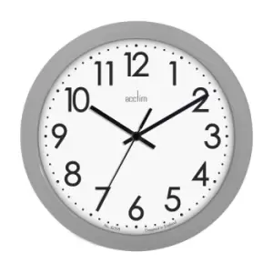 Acctim CK1890 Abingdon Wall Clock Grey