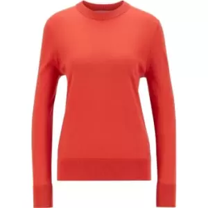 Boss Fibinna Crew Neck Sweater - Orange