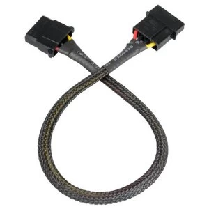 Akasa 4pin Molex PSU Cable Extension - 30cm (AK-CBPW02-30)
