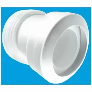 14° Angle MACFIT WC Connector - 110mm Outlet - Mcalpine