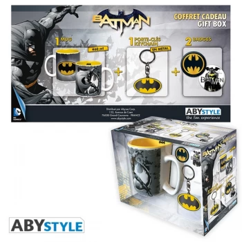 DC Comics - Mug + Keychains + Badges Batman Gift Box