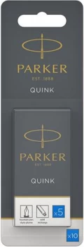 Parker Quink Long Ink Refill BL PK10