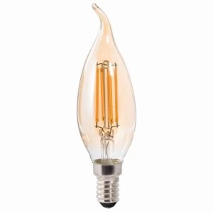 Xavax 00112602 4 W E14 A + + Warm White LED Lamp (Warm White, Transparent, A + +, 32 mA,...