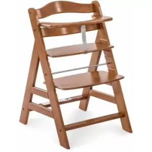 Hauck - Alpha+ Wooden Highchair, Walnut