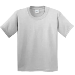 Gildan Childrens Unisex Heavy Cotton T-Shirt (Pack Of 2) (L) (Ash Grey)