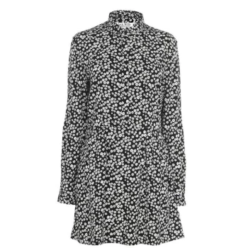 Jack Wills Auldern Shirt Mini Dress - Black