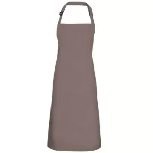 Premier 'colours' Bib Apron / Workwear (pack Of 2) (one Size, Mushroom)