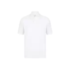 Casual Classic Mens Pique Polo (L) (White)