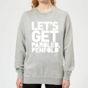 Danger Mouse Let's Get Paroled Penfold Womens Sweatshirt - Grey - L