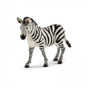 Schleich Wild Life Female Zebra Toy Figure