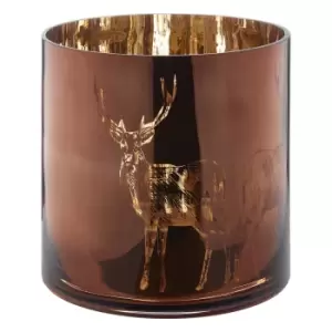 29cm Brown Stag Candle Holder