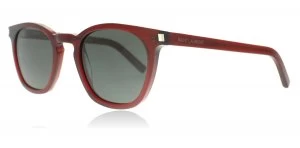 Yves Saint Laurent 28 Sunglasses Red Grey 008 49mm