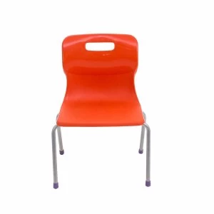 TC Office Titan 4 Leg Chair Size 2, Orange
