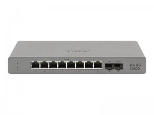 Cisco Meraki Go GS110-8 - Switch - Managed - 8 X 10/100/1000 + 2 X Sfp