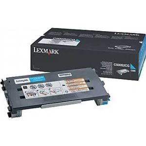 Lexmark C500S2CG Cyan Laser Toner Ink Cartridge