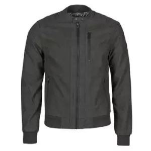 Kaporal KYRO mens Leather jacket in Black - Sizes XXL,S
