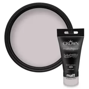 Crown Matt Emulsion Paint Mulberry Mist Tester - 40ml